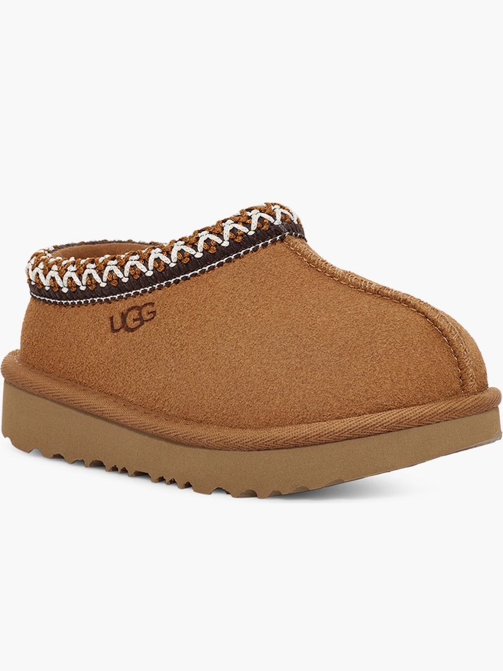 UGG Kids' Tasman II Water Resistant Slipper in Chesnut Size 10